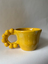 Load image into Gallery viewer, Yellow Beaded Mug