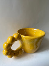 Load image into Gallery viewer, Yellow Beaded Mug