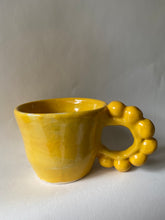 Load image into Gallery viewer, Yellow Beaded Mug
